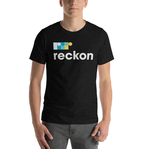 Reckon logo w/white lettering short-sleeve unisex T-shirt
